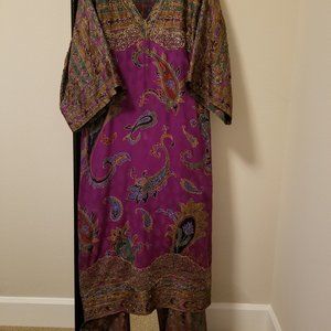 Silk Tunic with Pants